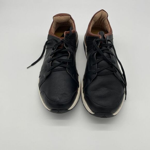 NAOT Men's Magnify Tie Shoes Balck/Chestnut